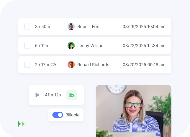 Flowlu - Monitorar o tempo com precisão